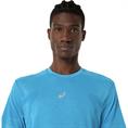 Asics Road Seamless T-Shirt Heren Blauw