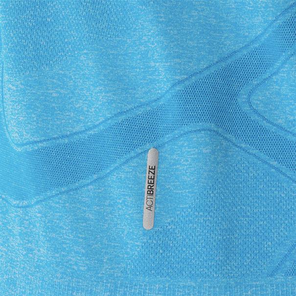 Asics Road Seamless T-Shirt Heren Blauw