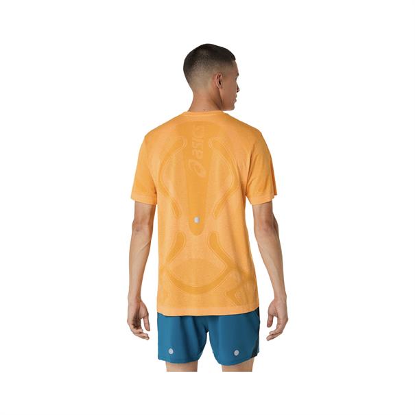 Asics Road Seamless T-Shirt Heren Oranje