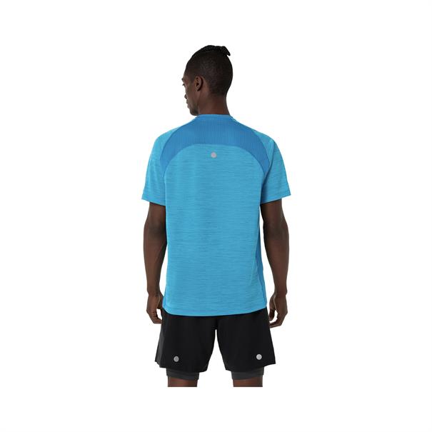 ASICS Road Sportshirt Heren Blauw