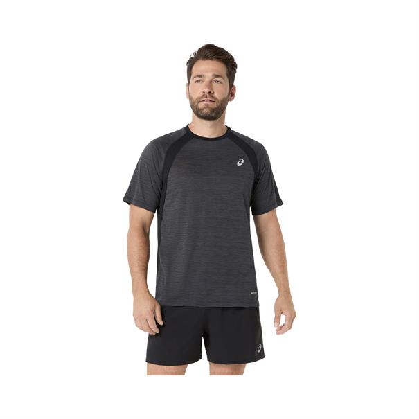 ASICS Road Sportshirt Heren Zwart