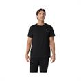 Asics Spiral Embroidery Sportshirt Heren Zwart