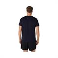 ASICS Spiral Embroidery T-Shirt Heren Donkerblauw