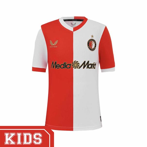 CASTORE TJ12221 FEYENOORD THUIS WEDSTRIJDSHIRT KINDEREN 2025-2026