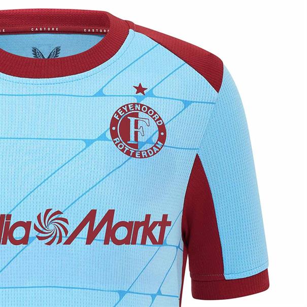 CASTORE TJ12237 FEYENOORD 3E SPORTSHIRT 2025-2026 KINDEREN