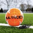 Derby Star Multikick Minibal Met Elastisch Koord Oranje / Zwart