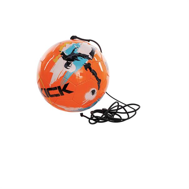 Derby Star Multikick Minibal Met Elastisch Koord Oranje / Zwart