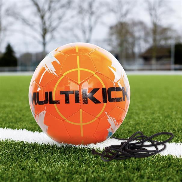 Derby Star Multikick Minibal Met Elastisch Koord Oranje / Zwart