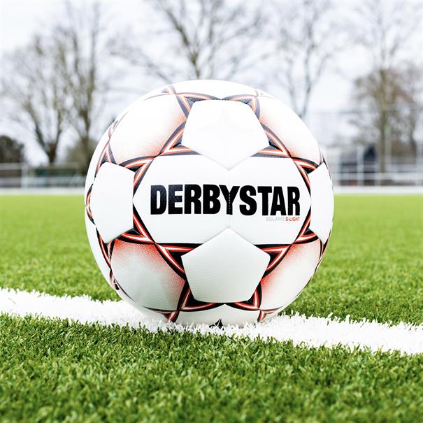 Derbystar Solaris Super Light Voetbal Wit Rood