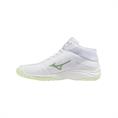 Mizuno Lightning Select Mid Dames Wit Lichtgroen