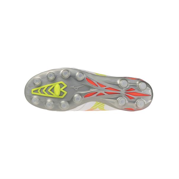 Mizuno Morelia Neo V Beta Elite FG Voetbalschoenen Wit Oranje Lime