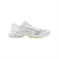 Mizuno Wave Lightning Elite Indoorschoenen Dames Wit Lichtgroen