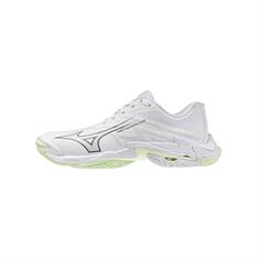 Mizuno Wave Lightning Elite Indoorschoenen Dames Wit Lichtgroen