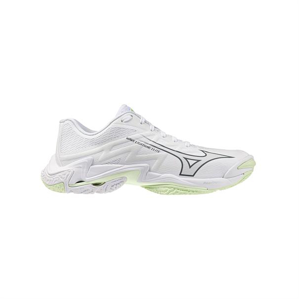Mizuno Wave Lightning Elite Indoorschoenen Dames Wit Lichtgroen