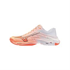 Mizuno Wave Lightning Elite Indoorschoenen Unisex Wit Oranje