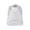 Mizuno Wave Lightning Pro Dames Wit Lichtgroen