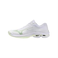 Mizuno Wave Lightning Pro Dames Wit Lichtgroen