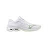 Mizuno Wave Lightning Pro Dames Wit Lichtgroen
