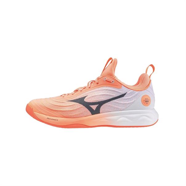 Mizuno Wave Luminous Elite Indoorschoenen Unisex Wit Oranje