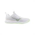 Mizuno Wave Luminous Pro Dames Wit Lichtgroen
