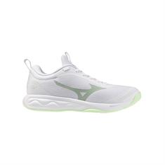 Mizuno Wave Luminous Pro Dames Wit Lichtgroen