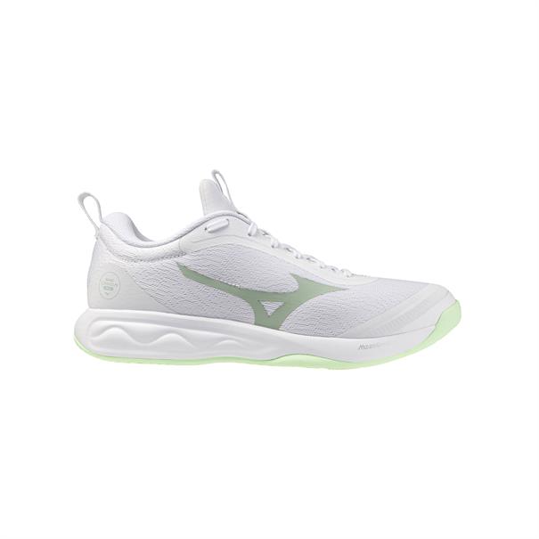 Mizuno Wave Luminous Pro Dames Wit Lichtgroen