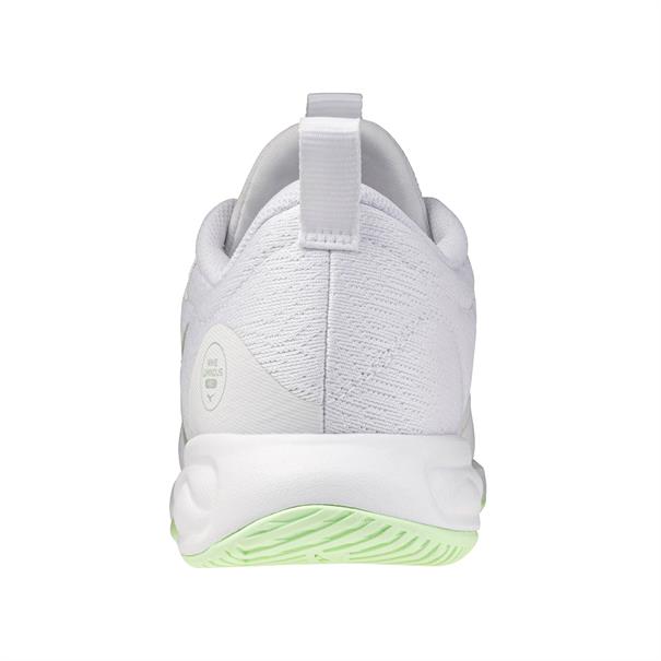 Mizuno Wave Luminous Pro Dames Wit Lichtgroen