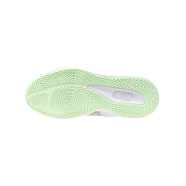 Mizuno Wave Luminous Pro Dames Wit Lichtgroen