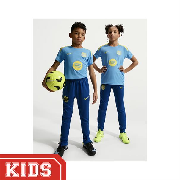 Nike FC Barcelona Strike Trainingspak 2025-2026 Kinderen Lichtblauw / Geel