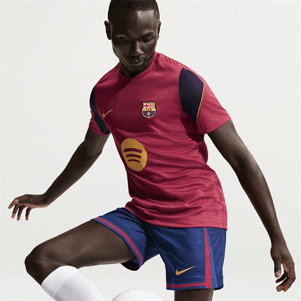 Nike FC Barcelona Trainingsshirt 2026-2027 Unisex Rood / Donkerblauw / Geel