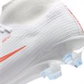 Nike Mercurial Superfly 11 Academy Gras/Kunstgras Voetbalschoenen Kinderen Wit/Rood/Goud
