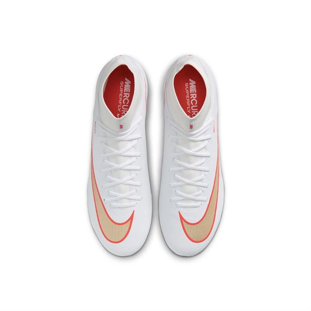 Nike Mercurial Superfly 11 Academy Gras/Kunstgras Voetbalschoenen Kinderen Wit/Rood/Goud