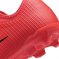 Nike Mercurial Vapor 17 Academy Gras/Kunstgras Voetbalschoenen Kinderen Rood/Zwart/Goud