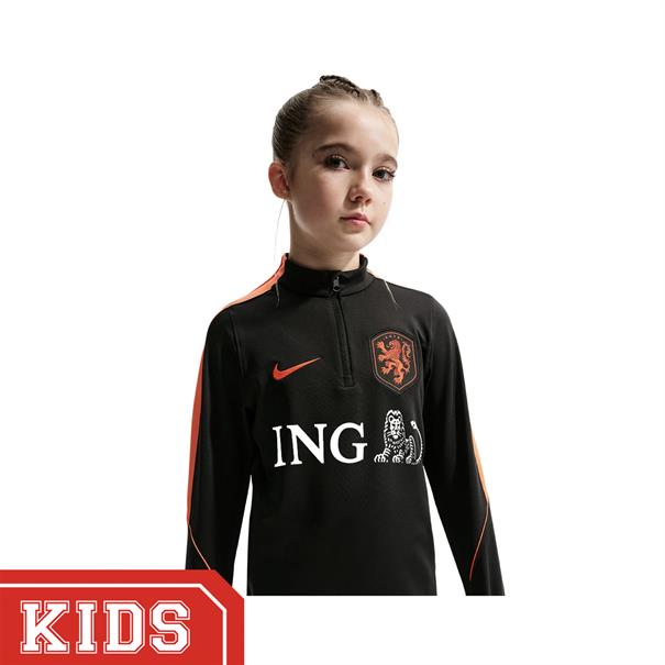 Nike Nederland Trainingspak Kinderen 2026-2028 Zwart / Oranje