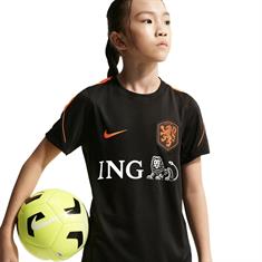 Nike Nederland Trainingsshirt 2026-2028 Kinderen Zwart / Oranje