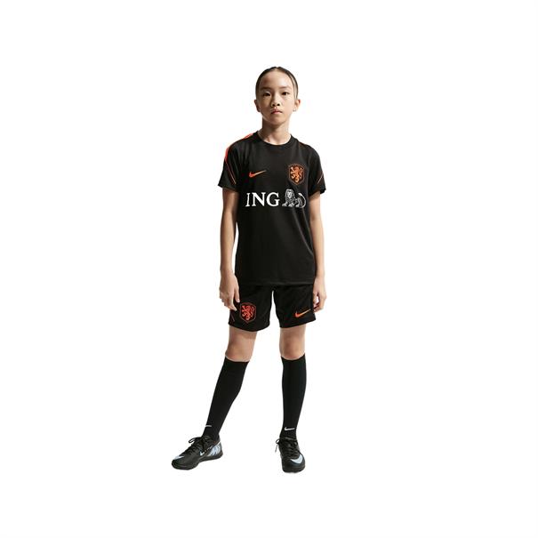 Nike Nederland Trainingsshirt 2026-2028 Kinderen Zwart / Oranje
