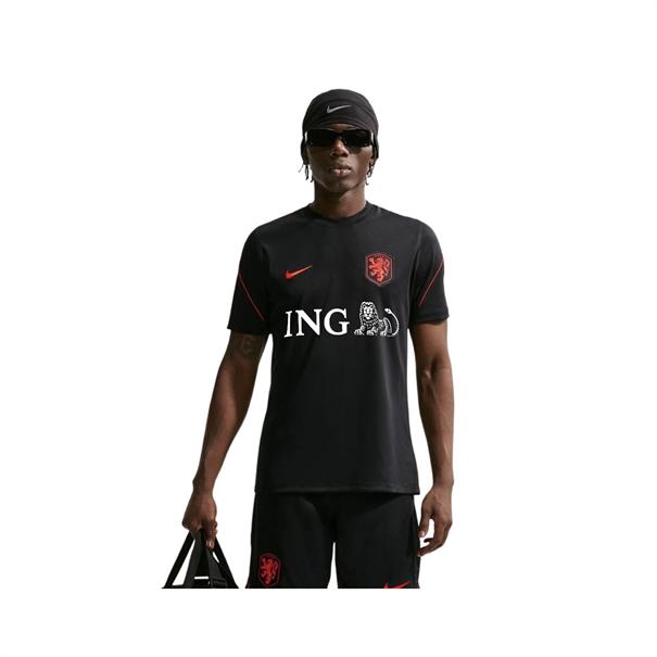 Nike Nederland Trainingsshirt 2026-2028 Zwart / Oranje