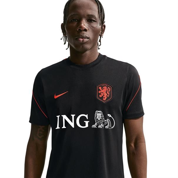 Nike Nederland Trainingsshirt 2026-2028 Zwart / Oranje