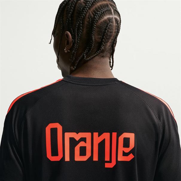 Nike Nederland Trainingsshirt 2026-2028 Zwart / Oranje