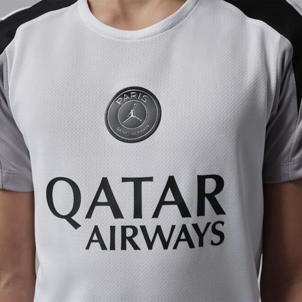 Nike Paris Saint-Germain Jordan Trainingsshirt Kinderen 2025-2026 Grijs