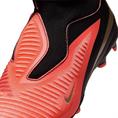 Nike Phantom 6 High Academy Gras/Kunstgras Voetbalschoenen Kinderen Zwart Rood Goud
