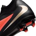 Nike Phantom 6 High Academy Gras/Kunstgras Voetbalschoenen Kinderen Zwart Rood Goud