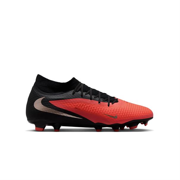 Nike Phantom 6 High Academy Gras/Kunstgras Voetbalschoenen Zwart Rood Goud