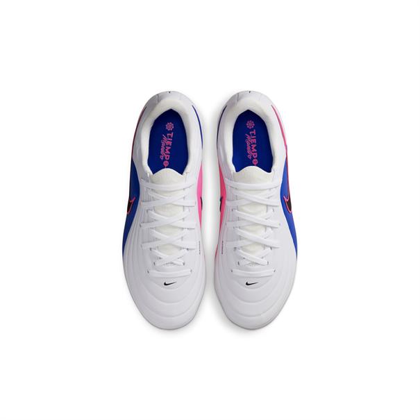 Nike Tiempo Maestro Academy Gras-Kunstgras Voetbalschoenen Kinderen Wit / Blauw / Roze