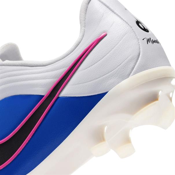 Nike Tiempo Maestro Academy Gras-Kunstgras Voetbalschoenen Kinderen Wit / Blauw / Roze