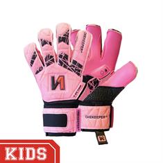 OneKeeper Keepershandschoenen Vector Evolution Kinderen Roze Zwart