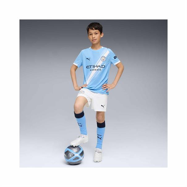 PUMA 780376 MANCHESTER CITY FC THUIS WEDSTRIJDSHORT KINDEREN 2025-2026