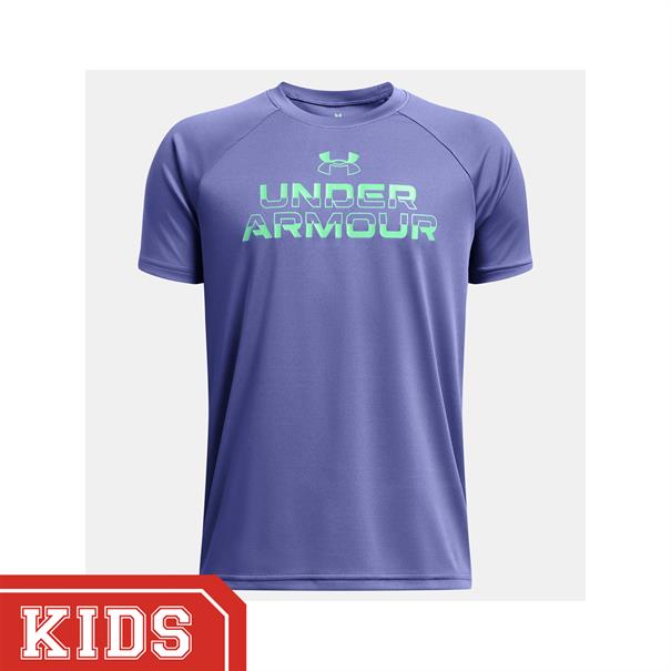 UNDER ARMOUR 1383010 TECH SPLIT WORDMARK T-SHIRT KINDEREN