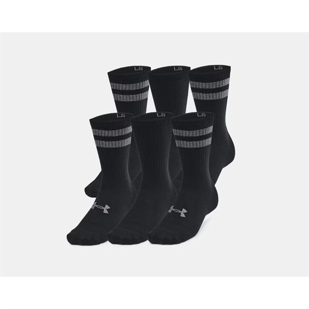 UNDER ARMOUR 1387058 6-PACK SOKKEN