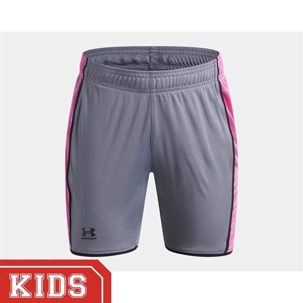 Under Armour Challenger Train Sportshort Kinderen Grijs Roze